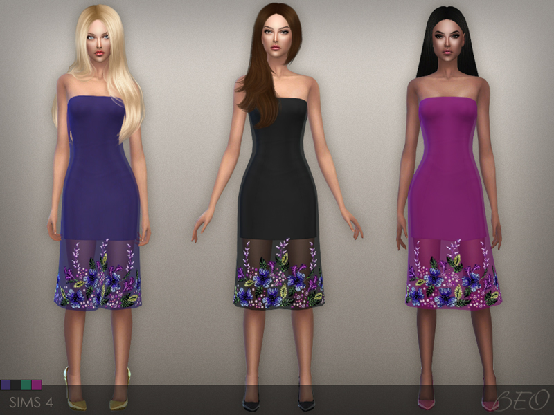 Dress S09 for The Sims 4 by BEO